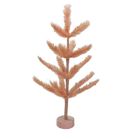 2' Unlit Medium Pink Pastel Peach Sisal Pine Artificial Easter Tree