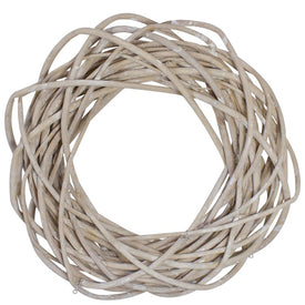 12" Unlit Natural Weeping Willow Spring Twig Wreath