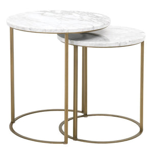 6105.BGLD/WHT Decor/Furniture & Rugs/Accent Tables