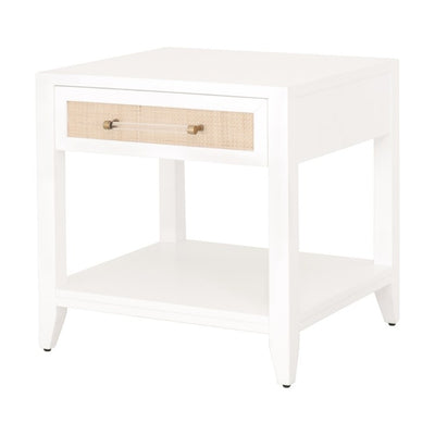 Product Image: 6144.WHT/NAT Decor/Furniture & Rugs/Accent Tables