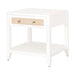6144.WHT/NAT Decor/Furniture & Rugs/Accent Tables