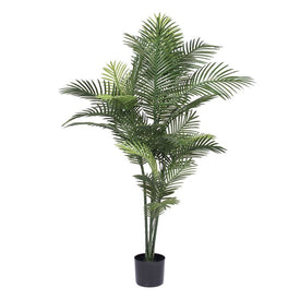 60" Artificial UV-Resistant Robellini Palm Tree with 34 Leaves