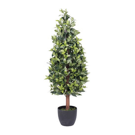 4' Artificial Bay Tree in Plastic Pot