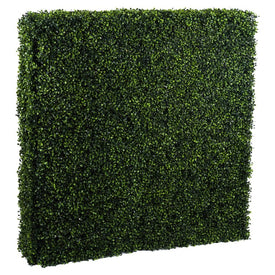48" x 12" x 48" Artificial UV-Resistant Boxwood Hedge