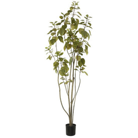 5' Artificial Cotinus Coggygria Tree in Plastic Pot