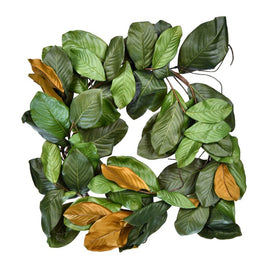 30" Artificial Green Magnolia Wreath