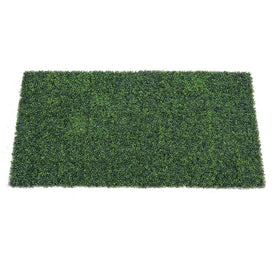 50" x 100" Artificial UV-Resistant Green Boxwood Mat