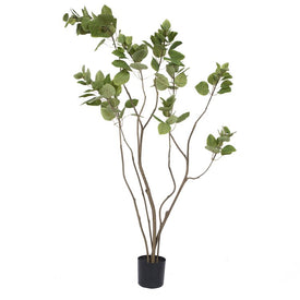 4' Artificial Cotinus Coggygria Tree in Plastic Pot