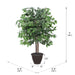 TBU0140-RB Decor/Faux Florals/Plants & Trees