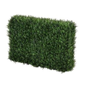72" x 16" x 48" Artificial UV-Resistant Cedar Hedge
