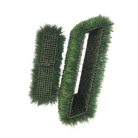 36" x 12" x 24" Artificial UV-Resistant Green Cedar Hedge
