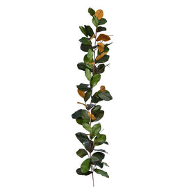 6' Artificial Green Magnolia Garland