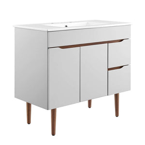 EEI-4670-GRY-WHI Bathroom/Vanities/Single Vanity Cabinets with Tops