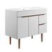 EEI-4670-GRY-WHI Bathroom/Vanities/Single Vanity Cabinets with Tops