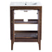 EEI-5114-WAL-WHI Bathroom/Vanities/Single Vanity Cabinets with Tops