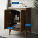 EEI-5114-WAL-WHI Bathroom/Vanities/Single Vanity Cabinets with Tops