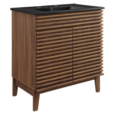 Product Image: EEI-5418-WAL-BLK Bathroom/Vanities/Single Vanity Cabinets with Tops