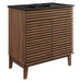 EEI-5418-WAL-BLK Bathroom/Vanities/Single Vanity Cabinets with Tops