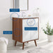 EEI-4432-WAL-WHI Bathroom/Vanities/Single Vanity Cabinets with Tops