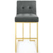 EEI-3856-GLD-CHA Decor/Furniture & Rugs/Counter Bar & Table Stools