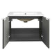 EEI-5379-GRY-WHI Bathroom/Vanities/Single Vanity Cabinets with Tops