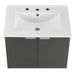 EEI-5379-GRY-WHI Bathroom/Vanities/Single Vanity Cabinets with Tops
