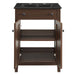 EEI-5356-WAL-BLK Bathroom/Vanities/Single Vanity Cabinets with Tops
