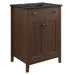 EEI-5356-WAL-BLK Bathroom/Vanities/Single Vanity Cabinets with Tops