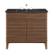 EEI-5396-WAL-BLK Bathroom/Vanities/Single Vanity Cabinets with Tops