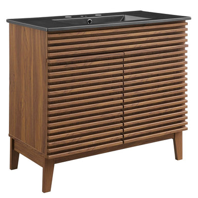 Product Image: EEI-5396-WAL-BLK Bathroom/Vanities/Single Vanity Cabinets with Tops