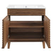 EEI-5422-WAL-WHI Bathroom/Vanities/Single Vanity Cabinets with Tops