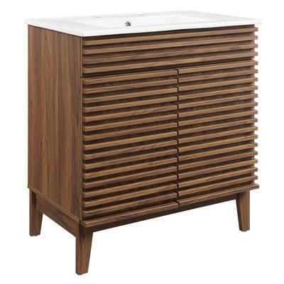 Product Image: EEI-5422-WAL-WHI Bathroom/Vanities/Single Vanity Cabinets with Tops