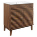 EEI-5422-WAL-WHI Bathroom/Vanities/Single Vanity Cabinets with Tops