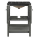 EEI-5360-GRY-BLK Bathroom/Vanities/Single Vanity Cabinets with Tops