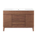EEI-4439-WAL-WHI Bathroom/Vanities/Single Vanity Cabinets with Tops