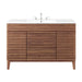 EEI-4439-WAL-WHI Bathroom/Vanities/Single Vanity Cabinets with Tops