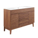 EEI-4439-WAL-WHI Bathroom/Vanities/Single Vanity Cabinets with Tops