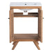 EEI-5112-NAT-WHI Bathroom/Vanities/Single Vanity Cabinets with Tops