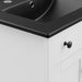 EEI-5354-WHI-BLK Bathroom/Vanities/Single Vanity Cabinets with Tops