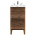 EEI-5420-WAL-WHI Bathroom/Vanities/Single Vanity Cabinets with Tops
