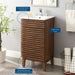 EEI-5420-WAL-WHI Bathroom/Vanities/Single Vanity Cabinets with Tops