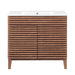 EEI-4437-WAL-WHI Bathroom/Vanities/Single Vanity Cabinets with Tops