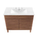 EEI-4437-WAL-WHI Bathroom/Vanities/Single Vanity Cabinets with Tops