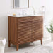 EEI-4437-WAL-WHI Bathroom/Vanities/Single Vanity Cabinets with Tops