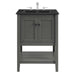 EEI-5358-GRY-BLK Bathroom/Vanities/Single Vanity Cabinets with Tops