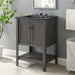 EEI-5358-GRY-BLK Bathroom/Vanities/Single Vanity Cabinets with Tops