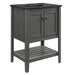 EEI-5358-GRY-BLK Bathroom/Vanities/Single Vanity Cabinets with Tops