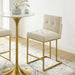 EEI-3852-GLD-BEI Decor/Furniture & Rugs/Counter Bar & Table Stools