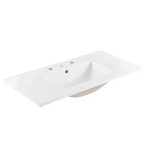 EEI-4203-WHI Bathroom/Vanities/Single Vanity Tops Only