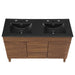 EEI-5381-WAL-BLK Bathroom/Vanities/Double Vanity Cabinets with Tops